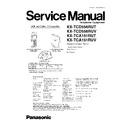 kx-tcd556rut, kx-tcd556ruv, kx-tca151rut, kx-tca151ruv service manual