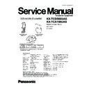 Panasonic KX-TCD566UAS, KX-TCA158UAS Service Manual
