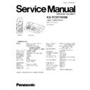 Panasonic KX-TCD715GM Service Manual