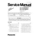 Panasonic KX-TCD805RUT, KX-TCA180RUT (serv.man2) Service Manual Supplement