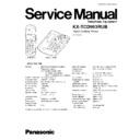 Panasonic KX-TCD953RUB (serv.man2) Service Manual