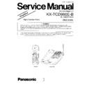 Panasonic KX-TCD960E-B Service Manual Simplified