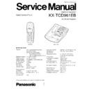 Panasonic KX-TCD961EB Service Manual