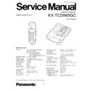 Panasonic KX-TCD965GC Service Manual