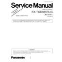 Panasonic KX-TCD965RUC Service Manual Simplified