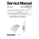 Panasonic KX-TCM937-B Service Manual Simplified