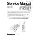 kx-tcm940d-b service manual simplified