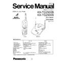 kx-tg2500b, kx-tg2500s service manual