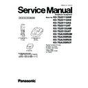 Panasonic KX-TG2511UAM, KX-TG2511UAN, KX-TG2511UAS, KX-TG2511UAT, KX-TG2512UAM, KX-TG2512UAT, KX-TGA250RUM, KX-TGA250RUN, KX-TGA250RUS, KX-TGA250RUT Service Manual
