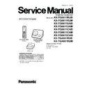 Panasonic KX-TG6611RUB, KX-TG6611RUM, KX-TG6611UAB, KX-TG6611UAM, KX-TG6611CAB, KX-TG6611CAM, KX-TG6612CAB, KX-TGA661RUB, KX-TGA661RUM Service Manual