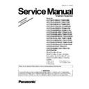 Panasonic KX-TG8061RUB, KX-TG8061RUW, KX-TG8081RUB, KX-TG8551UAB, KX-TG8561UAB, KX-TG8561UAR Service Manual Supplement