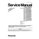 kx-tg8205rub, kx-tg8205ruj, kx-tg8205rum, kx-tg8205ruw, kx-tg8206rub, kx-tg8206rum, kx-tg8206ruw, kx-tga820rub, kx-tga820ruj, kx-tga820rum, kx-tga820ruw (serv.man2) service manual supplement