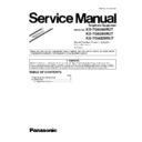 Panasonic KX-TG8286RUT, KX-TG8285RUT, KX-TGA828RUT Service Manual Supplement