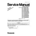 Panasonic KX-TG8301RU1, KX-TG8301RU2, KX-TG8301RU3, KX-TG8301RU4, KX-TGA830RUB, KX-TGA830RUW, KX-TGA830RU1, KX-TGA830RU2, KX-TGA830RU3, KX-TGA830RU4 Service Manual Supplement