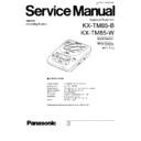 Panasonic KX-TM85-B, KX-TM85-W Service Manual