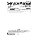 Panasonic KX-TS15MX-W Service Manual Simplified