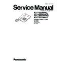 Panasonic KX-TS2350RUJ, KX-TS2350RUS, KX-TS2350RUT Service Manual