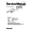 Panasonic KX-TS2351RUB, KX-TS2351RUW Service Manual
