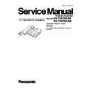 Panasonic KX-TS2356CAB, KX-TS2356CAW Service Manual