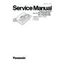 Panasonic KX-TS2365CAB, KX-TS2365CAW Service Manual