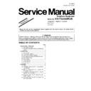 Panasonic KX-TS2365RUB (serv.man3) Service Manual Supplement