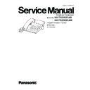 Panasonic KX-TS2382CAB, KX-TS2382CAW Service Manual