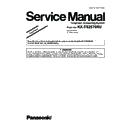 Panasonic KX-TS2570RU (serv.man3) Service Manual Supplement