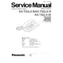 kx-ts5lx-b, kx-ts5lx-r, kx-ts5lx-w service manual