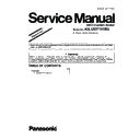 Panasonic KX-UDT111RU (serv.man2) Service Manual Supplement