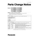 Panasonic TY-42TM6A, TY-42TM6B, TY-42TM6D, TY-42TM6G, TY-42TM6P, TY-42TM6V, TY-42TM6Y, TY-42TM6Z Service Manual Parts change notice