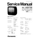 Panasonic TC-14SV10S Service Manual