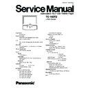 Panasonic TC-15DT2 Service Manual