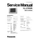 tc-21p50r service manual