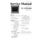 tc-21pm10r, tc-21l100r, tc-21w2, tx-21w2t service manual
