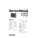 tc-29p10n, tc-33p10n service manual