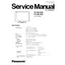tc-32lx50, tc-26lx50 service manual
