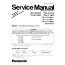 Panasonic TC-51P100G, TX-51P100X Service Manual Supplement