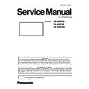 th-43sf2u, th-43sf2e, th-43sf2w (serv.man2) service manual