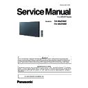 Panasonic TH-49LFV8U, TH-49LFV8W (serv.man2) Service Manual