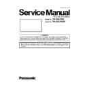 Panasonic TH-55LF6W, TH-55LF60W Service Manual