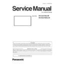 Panasonic TH-55LFV6U, TH-55LFV6W, TH-55LFV60U, TH-55LFV60W Service Manual