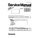 th-98lq70lu, th-98lq70lw, th-98lq70lc service manual simplified