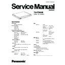 Panasonic TU-PT600E Service Manual