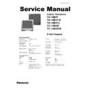 Panasonic TX-14B4T, TX-14B4B, TX-14B4TL, TC-14B4R, TC-14B4B Service Manual