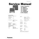Panasonic TX-14B4TP, TX-14B4B, TC-14B4RP, TC-14B4B Service Manual