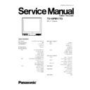 Panasonic TX-15PM11TQ Service Manual