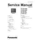 Panasonic TX-20LA60F, TX-20LA60P, TX-20LA6F, TX-20LA6P Service Manual