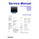 tx-20la70f, tx-20la70p, tx-20la7f, tx-20la7p service manual
