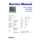 tx-21ap1p service manual