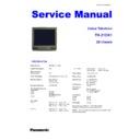 Panasonic TX-21CK1, TX-28LK1P, TX-25LK1P, TX-28LK1C, TX-25LK1C, TX-28SK1C Service Manual